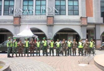 Patroli bersama di wilayah Kodim 0806 Trenggalek 