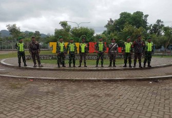 Patroli bersama di wilayah Kodim 0806 Trenggalek 