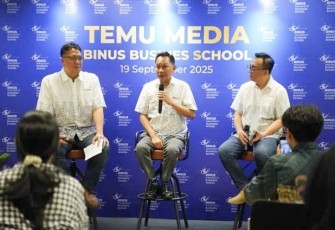 BINUS Business School konferensi pers, Jum'at (19/9)