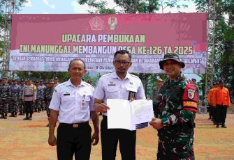 Pembukaan TMMD ke 126 Kodim 0801 Pacitan, Rabu (8/10)