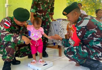 Posyandu balita anak negeri di perbatasan 
