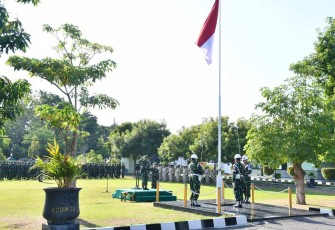 Upacara 17-an di Kodim Ponorogo 