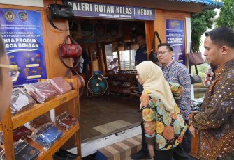 Galeri produk UMKM Rutan Kelas I Medan 