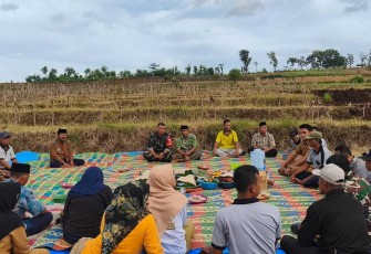 Doa bersama dan syukuran pembangunan gedung KDKMP di wilayah desa binaan 