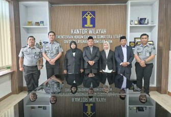 Kemenkum Sumut Usai Melantik Notaris Pengganti di Kota Medan
