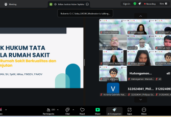 Fakultas Hukum UKSW gelar webinar nasional bertajuk “Peran Hukum Kesehatan dalam Mewujudkan Tata Kelola Rumah Sakit yang Berkelanjutan”, baru-baru ini. 