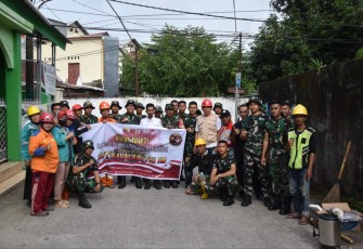 Karya bakti Yonkav 10/Mendagiri
