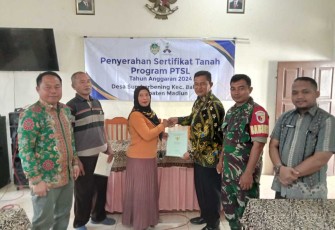 Pendampingan PTSL di wilayah desa binaan 