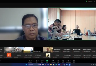 Zoom meeting Ditjen Bina Pembangunan Daerah Kemendagri 