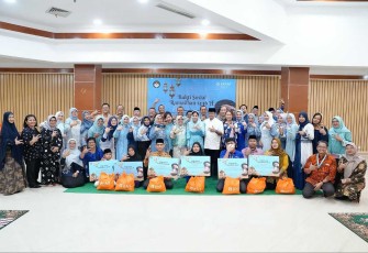 Caption: Menekraf Teuku Riefky tekankan pentingnya berbagi di bulan Ramadan dan peduli sesama, Jakarta, Jumat (14/03/2025).