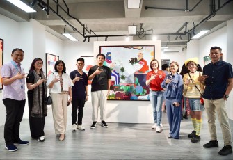 Wamenekraf Irene Umar apresiasi Untold Stories dorong seni sebagai motor pertumbuhan ekonomi kreatif, Ranuza Art Hub, Jakarta, Sabtu (15/03/2025).