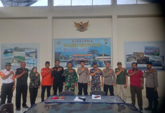 Sinergi TNI-POLRI di wilayah Kabupaten Trenggalek 