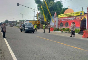 Pengamanan arus mudik lebaran 