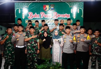 Buka puasa bersama di Kodim 0802/Ponorogo 