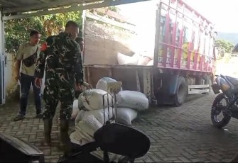 TNI Bersama Bulog Lakukan Sergab Guna Kesejahteraan Petani Pacitan 