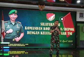 Dandim 0508/Depok Ajak Masyarakat Wujudkan Indonesia Berdikari Lewat Silaturahmi Keluarga Besar TNI