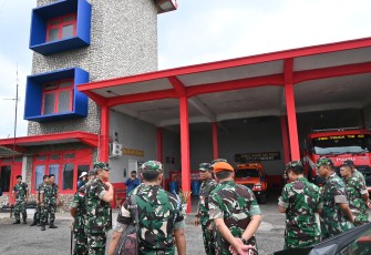 Danlanud Soewondo Terima Kunjungan Pangkoopsudnas dan Turut Didampingi Pangkoopsud Dalam Rangka Mengembangkan Kembali Lanud Soewondo