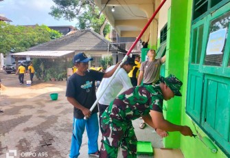 Karya bakti di ponpes Tremas Arjosari 