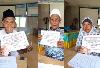 Pemdes Rami Mulya Alokasikan Dana Desa Untuk Warga Rentan Miskin, Lansia dan Difabel
