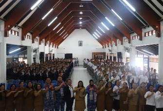 Lanud Soewondo Gelar Sosialisasi Kesadaran Bela Negara
