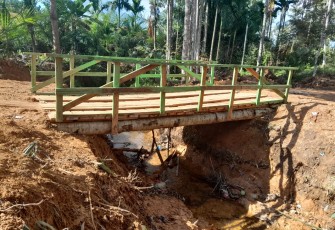 Satgas TMMD Ke-124 Kodim 0408/BS Sudah Maksimal Dalam Pembangunan Jembatan