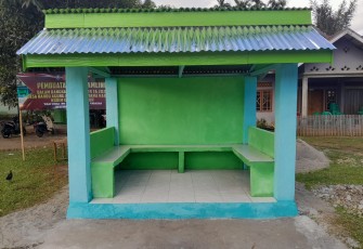 Poskamling Selesai Dibangun Oleh Satgas TMMD Ke-124 Kodim 0408/BS