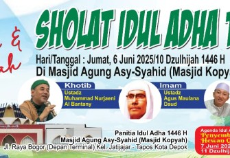 Sholat Idul Adha 1446 H Masjid Agung Asy-Syahid 