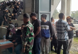 Sinergi TNI Polri Dalam Pengamanan Seleksi Calon Warga Baru PSHT di Wilayah Pacitan