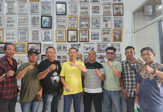 Ketua Pewarta Polrestabes Medan Bersama Anggota Usai Gelar Jumat Barokah 