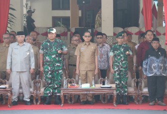 Dandim Ngawi Bersama Jajaran Forkopimda Hadiri Upacara Peringatan Hari Koprasi Ke 78