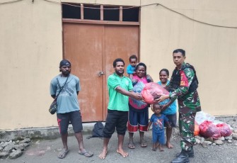 Babinsa Koramil 1710-04/Tembagapura Gelar Komsos Bersama Warga Binaan