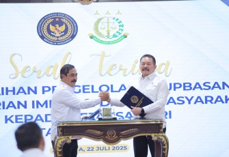 Pengalihan Pengelolaan Rupbasan Tahap II dari Kementerian Imigrasi dan Pemasyarakatan Kepada Kejaksaan RI