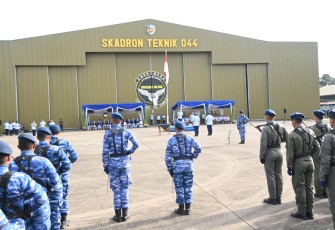 Danlanud Sultan Hasanuddin Pimpin Sertijab Danskadron Teknik 044