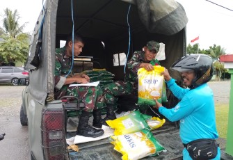 Kodim 1710/Mimika Gencarkan Gerakan Pangan Murah Untuk Warga Mimika