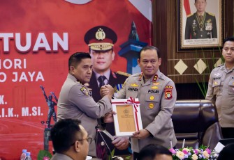 Polda Metro Jaya menggelar acara serah terima jabatan Kapolda Metro Jaya pada Rabu (20/8/2025)