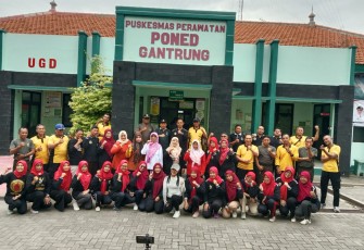 Danramil Kebonsari Hadiri Kegiatan Lintas Sektor di Puskesmas Gantrung