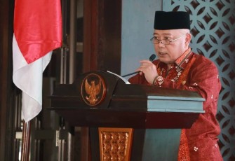 Bupati Malang Drs. H. M. Sanusi, MM melepas secara resmi kafilah Musabaqah Tilawatil Qur’an (MTQ) Kabupaten Malang yang akan berlaga di ajang MTQ Tingkat Provinsi Jawa Timur XXXI Tahun 2025 di Kabupaten Jember