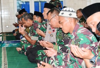 Doa bersama Lanud J.B Soedirman, Jum'at (12/9)