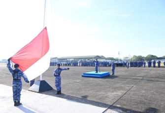 Lanud Sultan Hasanuddin Gelar Upacara 17-an