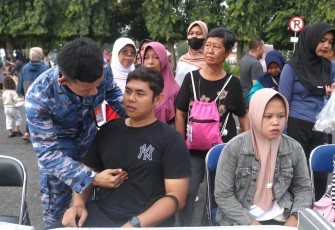 Bakti kesehatan teritorial prima Lanud J.B Soedirman, Minggu (21/9)