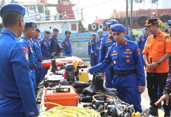 Ditpolairud Polda Jateng Gelar Apel Pasukan dan Alat SAR