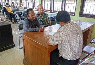 Komsos bersama penyuluh pertanian di wilayah desa binaan 
