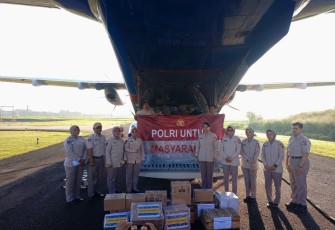 Polri Persilakan Masyarakat Menyalurkan Bantuan Logistik melalui Posko Pondok Cabe