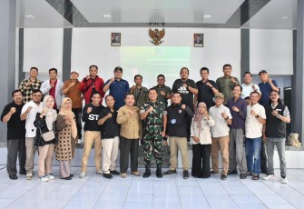 Coffee morning Dandim Ponorogo bersama awak media