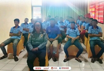 WBP Rutan Pangkalan Brandan Ikuti Ibadah Natal Nasional Bersama 2024.