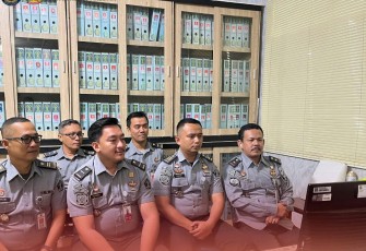 Rutan Kelas I Medan Ikuti Secara Virtual Kegiatan Menteri Imipas.