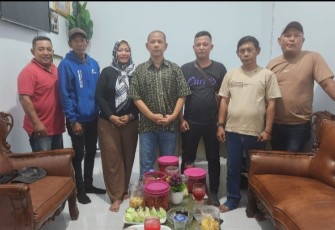 Ketua Pewarta Polrestabes Medan Gelar Jumat Barokah dan Halal Bihalal.