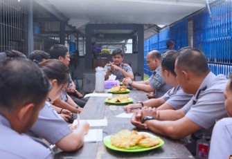 Karutan Pangkalan Brandan Erwin Siregar Pimpin Kegiatan Coffee Morning
