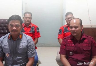 Karutan Pangkalan Brandan Erwin Siregar Beserta Jajaran Ikuti Anev Kinerja Pemasyarakatan Semester I Tahun 2025 Secara Virtual.
