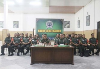Dandim 0803/Madiun Letkol Kav Widhi Bayu Sudibyo 